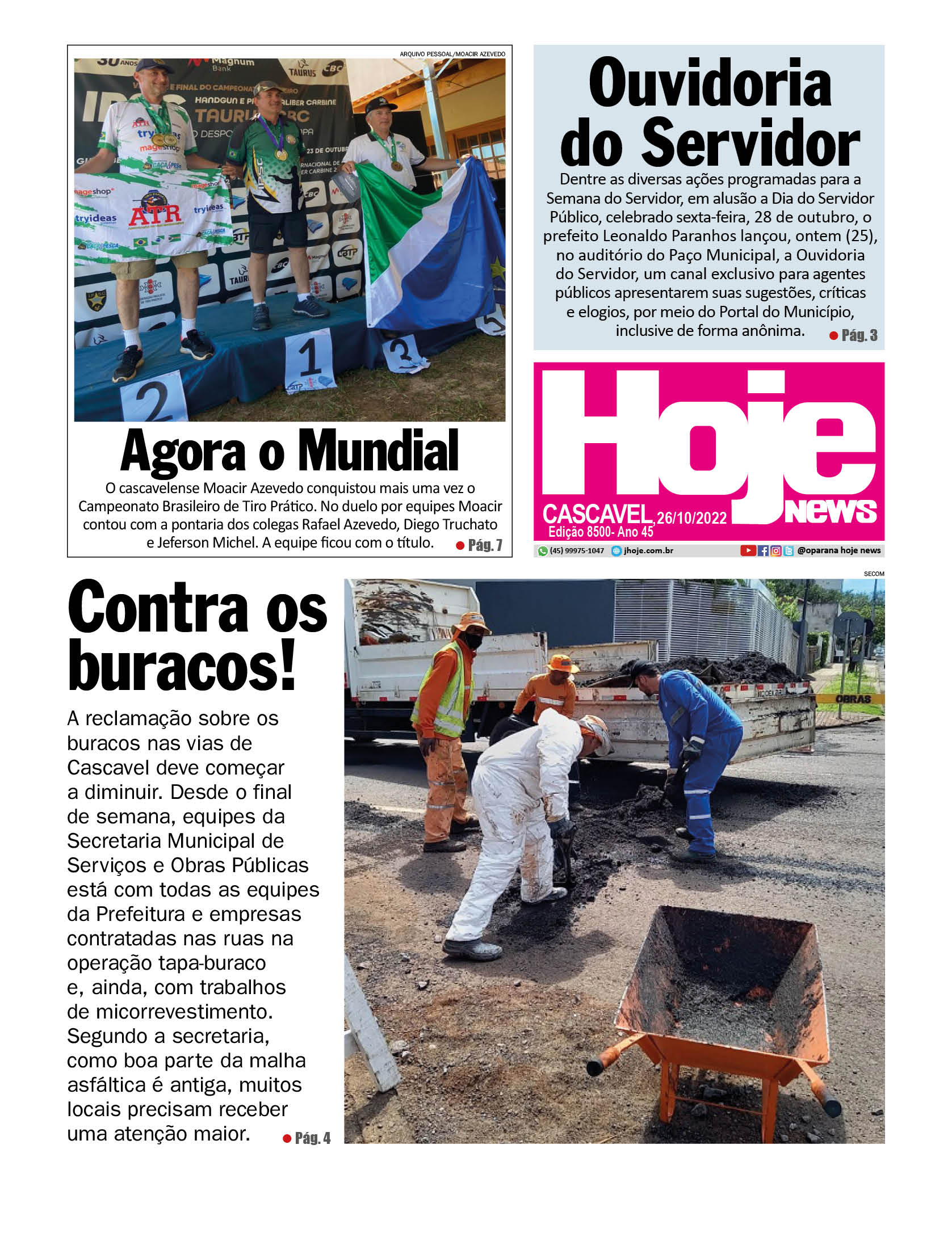 Hoje News | Edição 01/11/2022