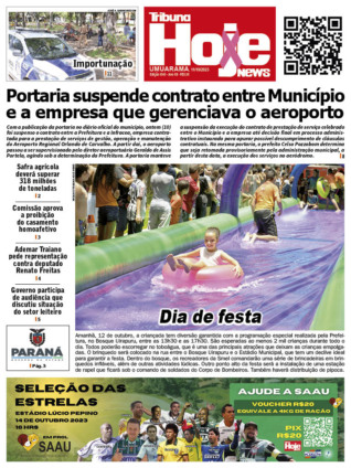 Tribuna Hoje | Edição 11/10/2023