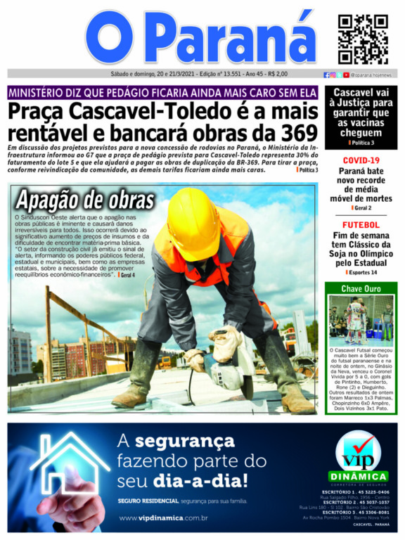O Paraná | Edição 20/03/2021