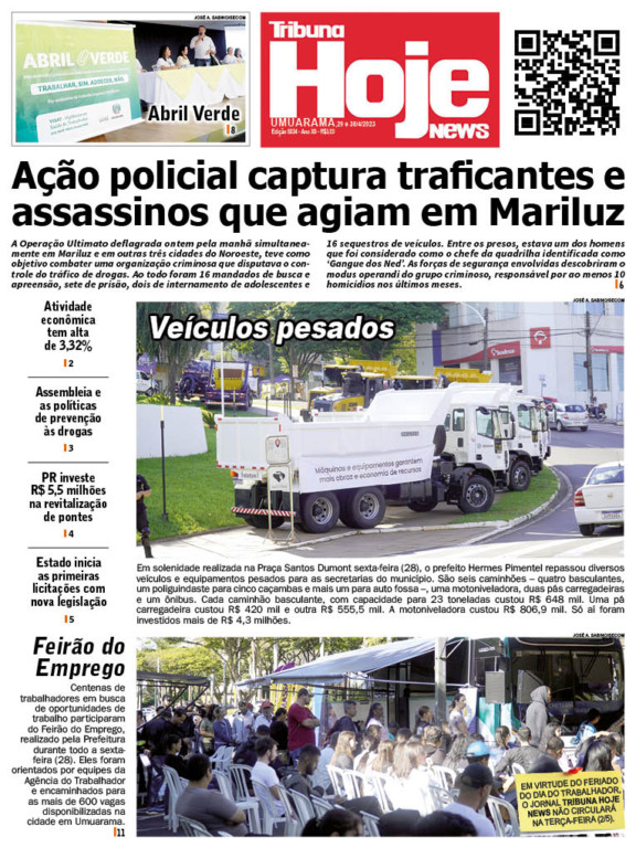 Tribuna Hoje | Edição 29/04/2023