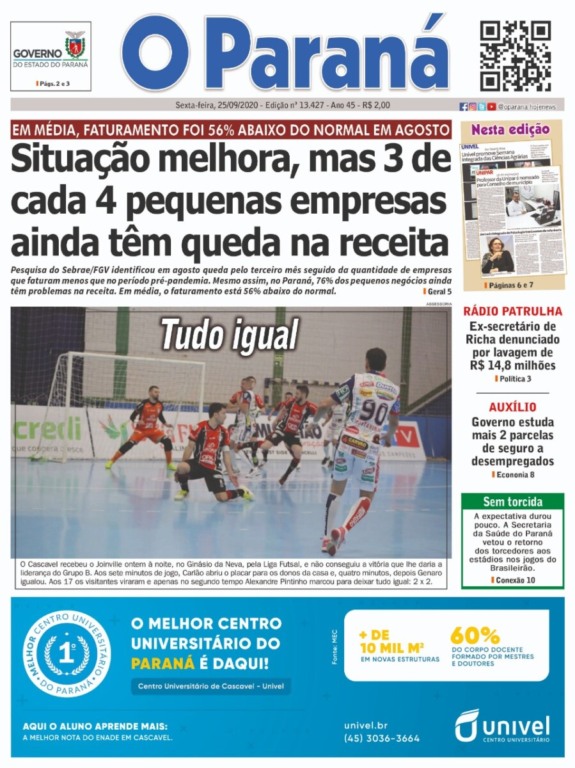 O Paraná | Edição 25/09/2020