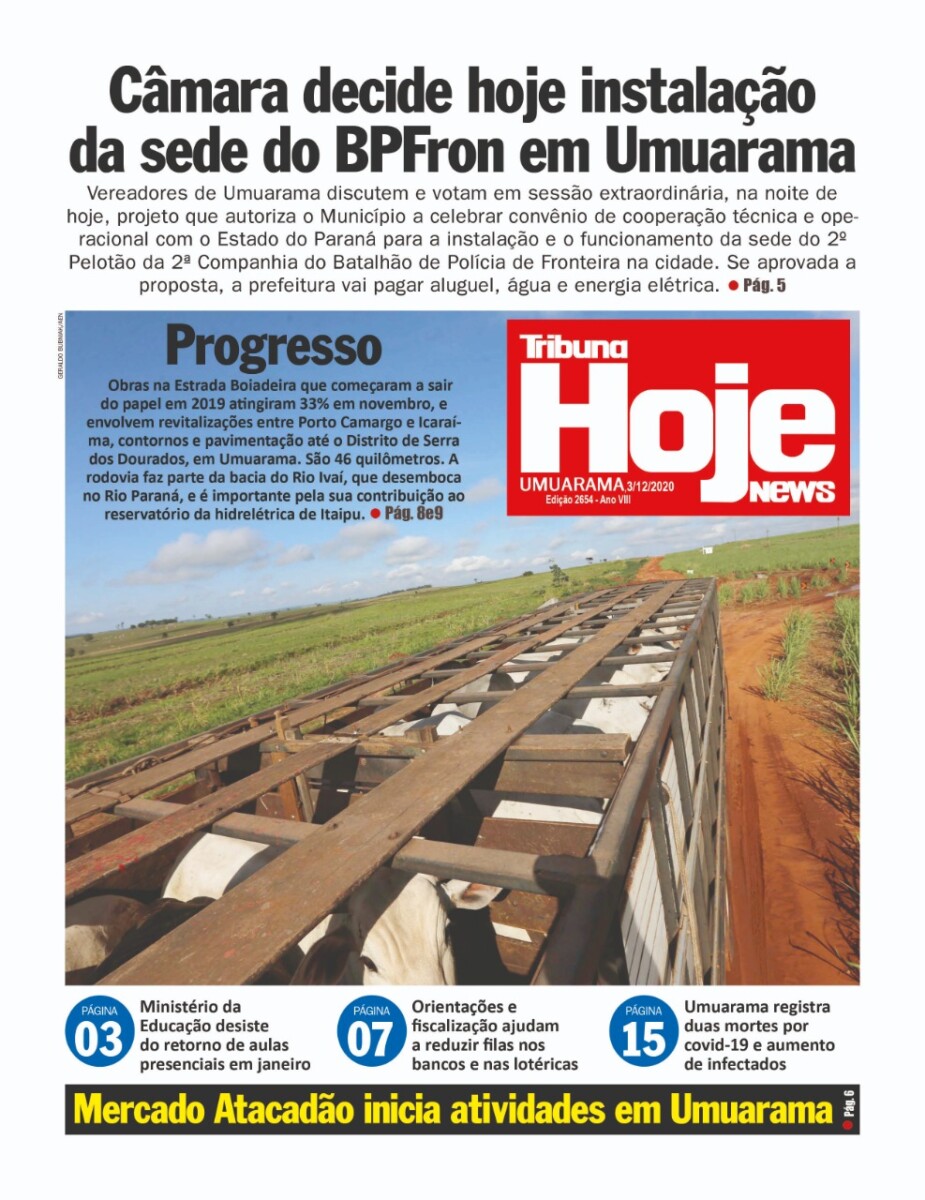 Tribuna Hoje News | Edição 03/12/2020