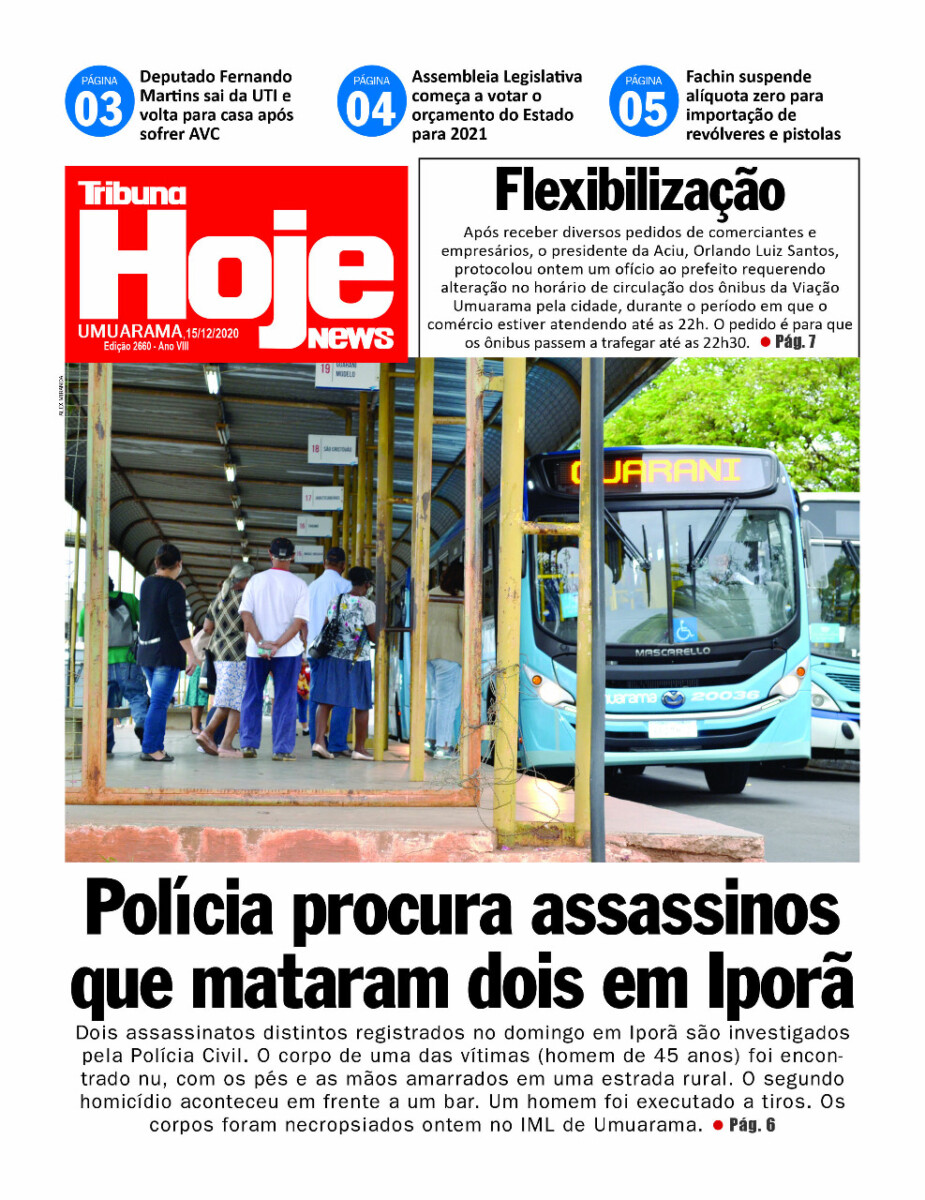 Tribuna Hoje News | Edição 15/12/2020