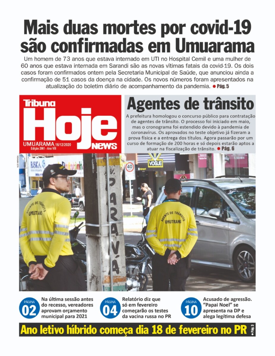 Tribuna Hoje News | Edição 16/12/2020