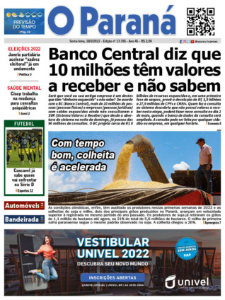 O Paraná | Edição 18/02/2022