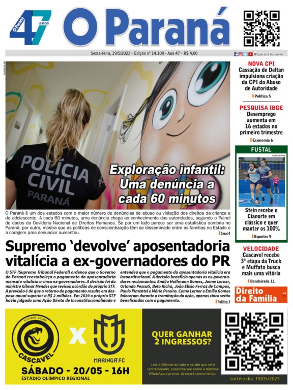 O Paraná | Edição 19/05/2023