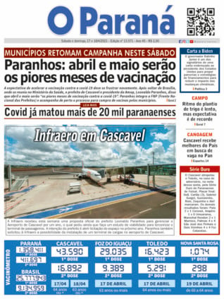 O Paraná| Edição 17 e 18 de abril de 2021