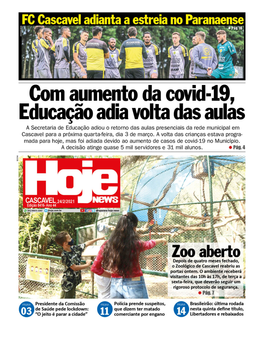 Hoje News | Edição 24/02/2021