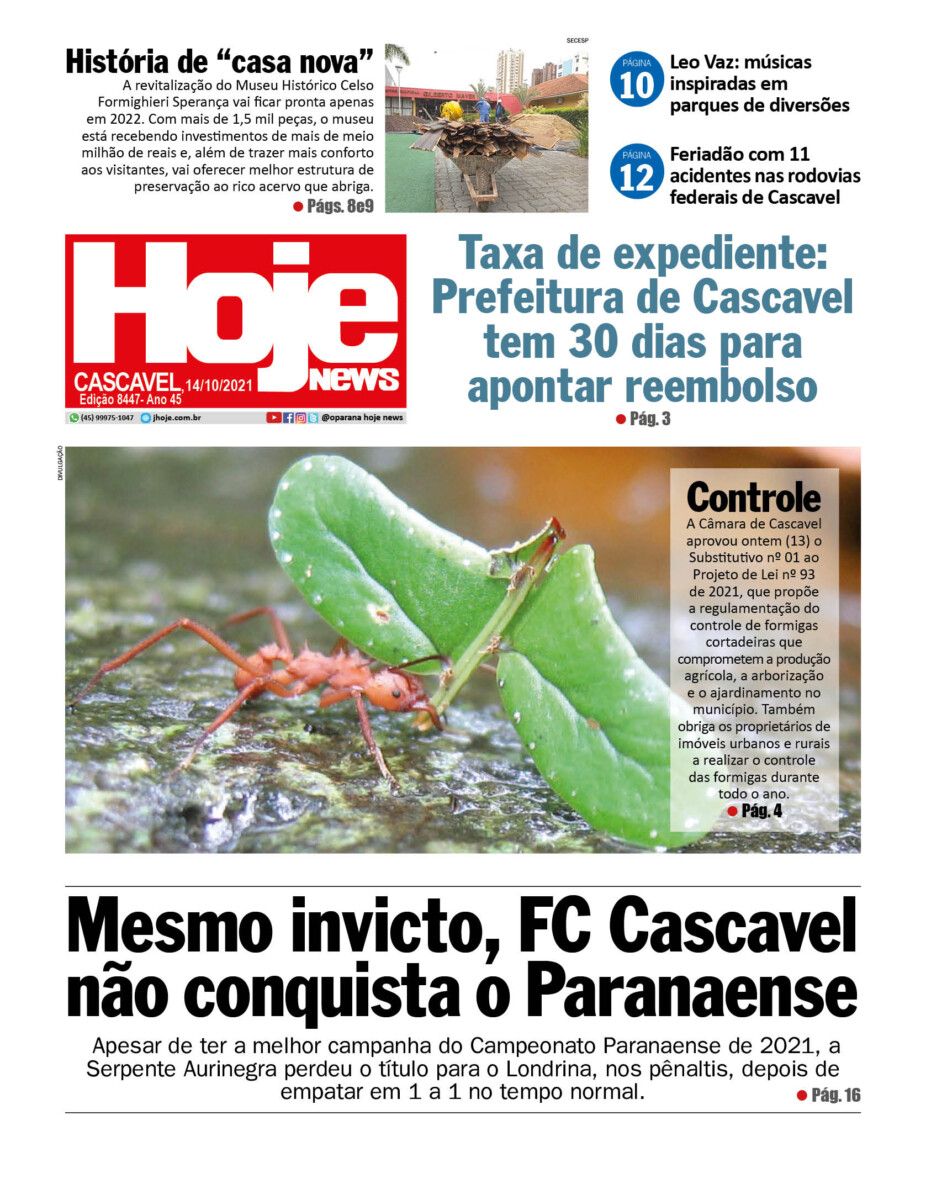 Hoje News | Edição 14/10/2021