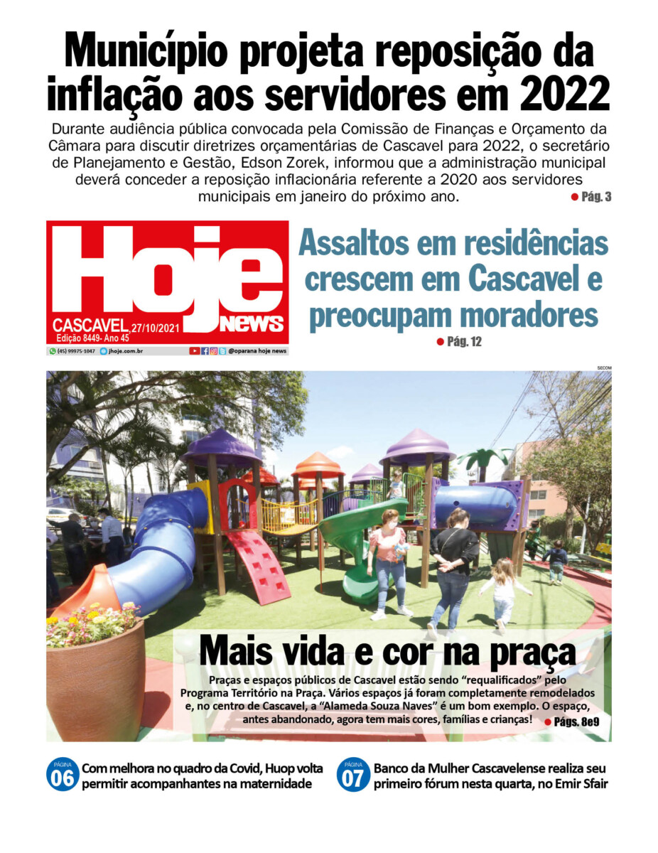 Hoje News | Edição 27/10/2021