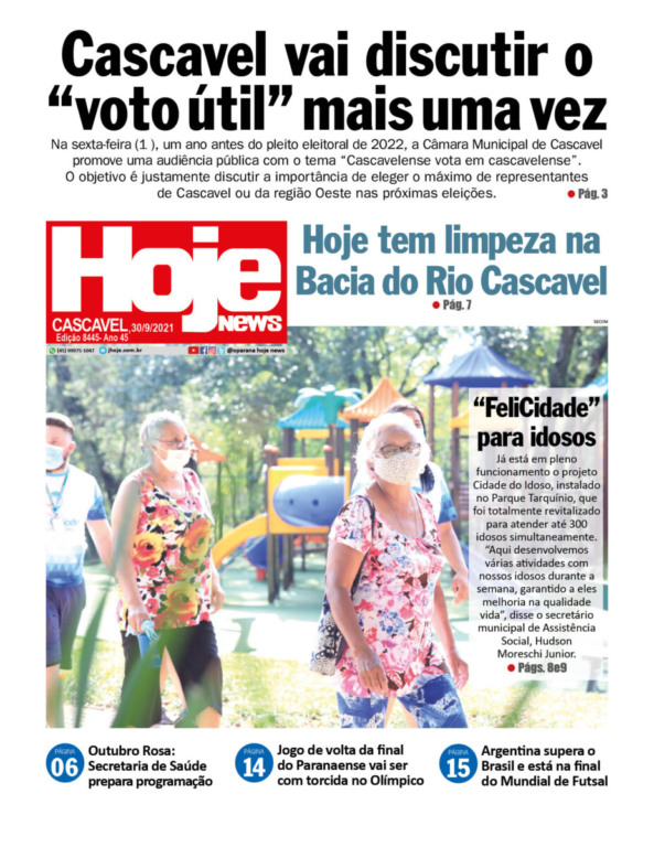 Hoje News | Edição 30/09/2021