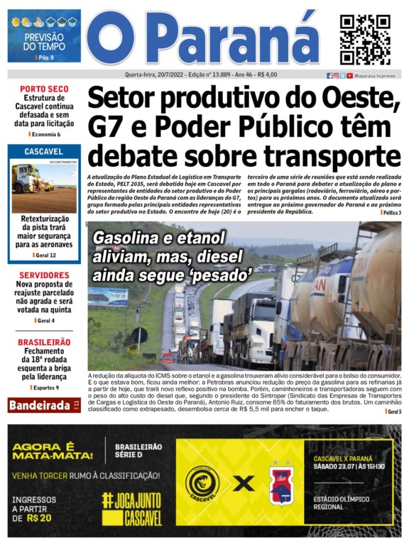 O Paraná | Edição 20/07/2022
