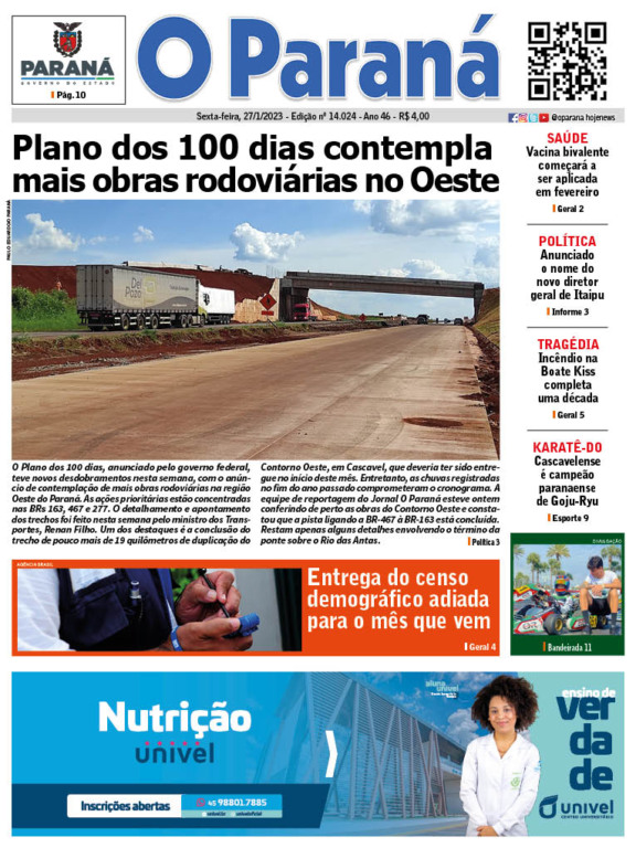 O Paraná | Edição 27/01/2023
