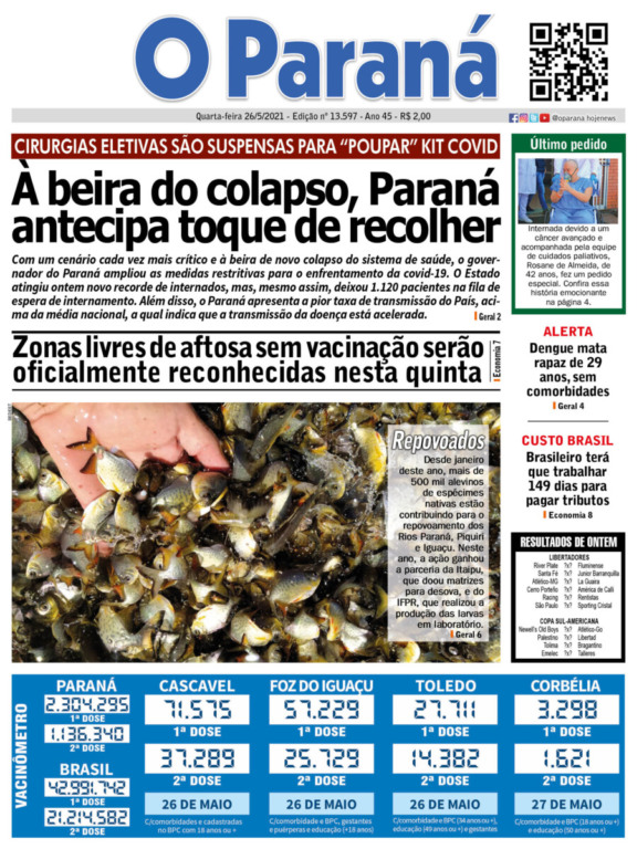 O Paraná | edição 26/05/2021