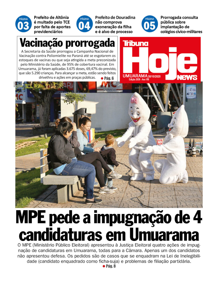 Tribuna Hoje News | Edição 30/10/2020