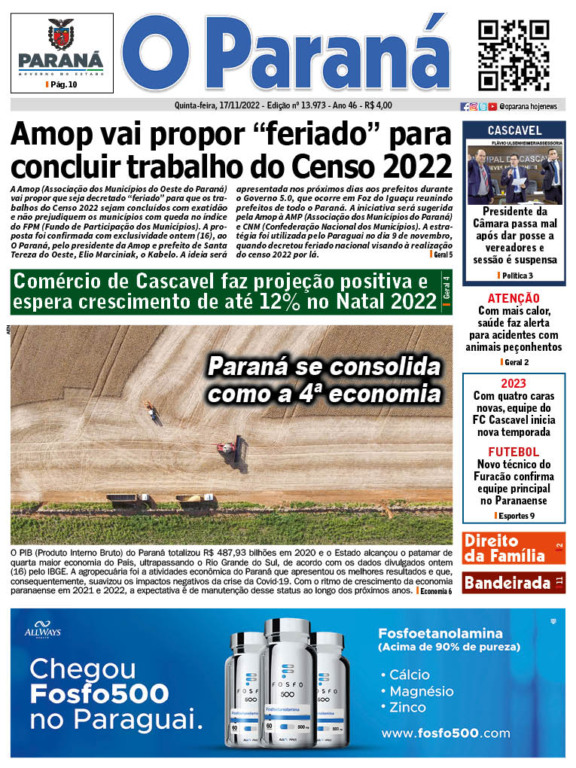 O Paraná | Edição 17/11/2022