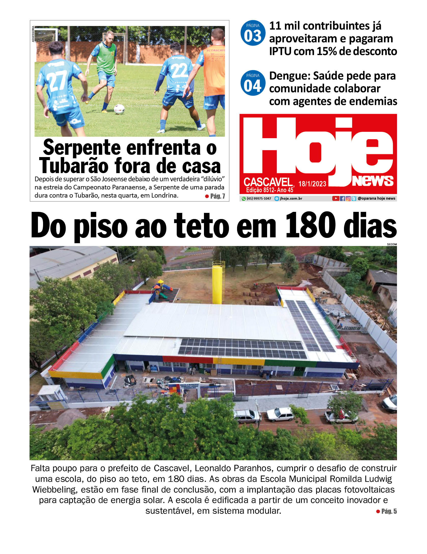 Hoje News | Edição 24/01/2023