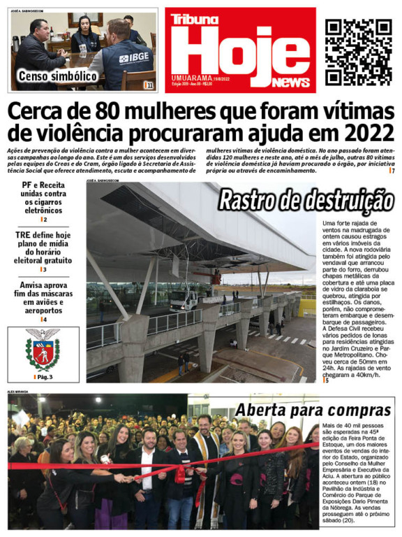 Tribuna Hoje | Edição 19/08/2022