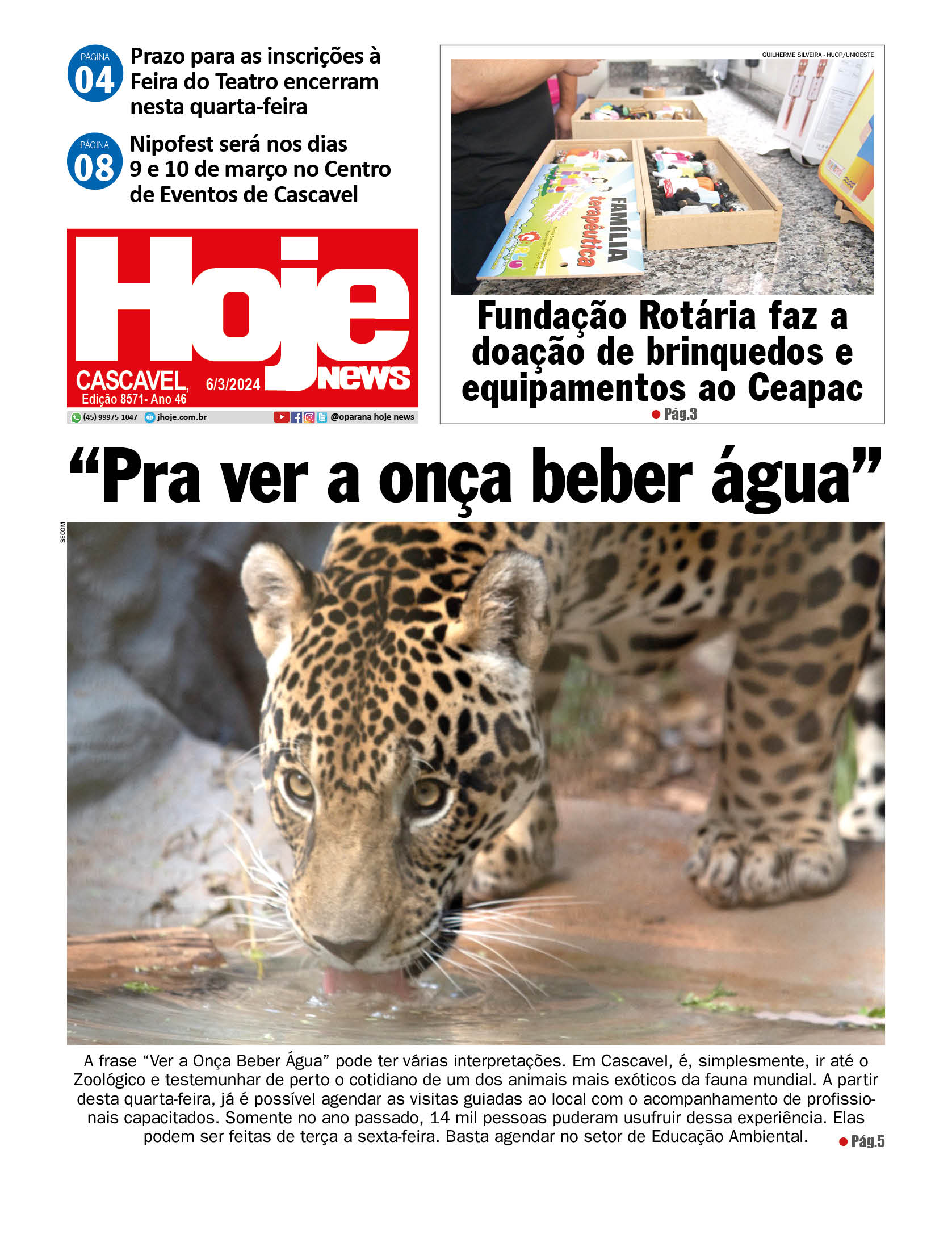 Hoje News | Edição 12/03/2024