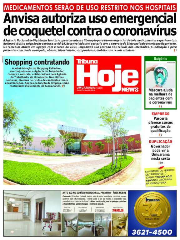 Tribuna Hoje | Edição 21/04/2021