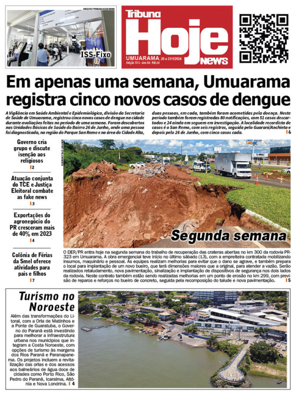 Tribuna Hoje | Edição 20/01/2024