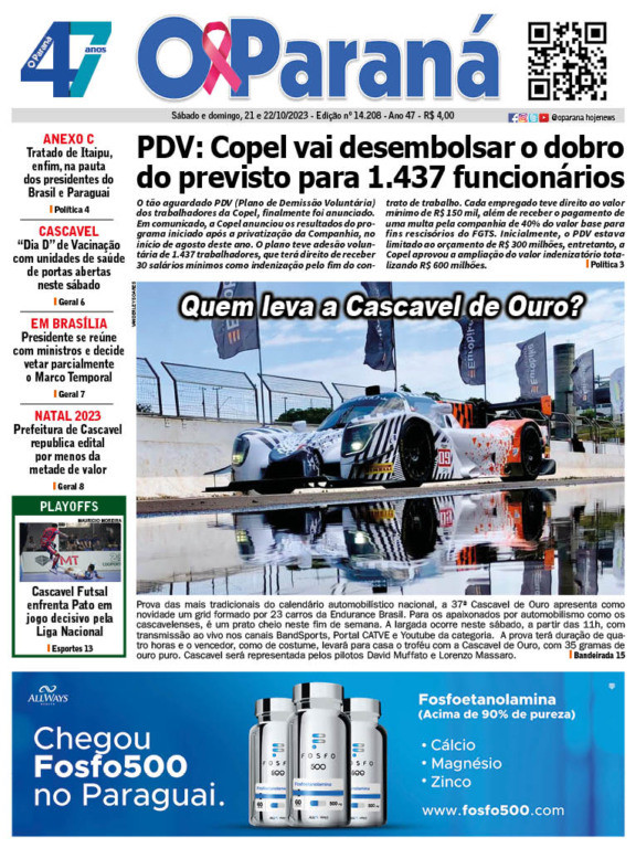O Paraná | Edição 21/10/2023