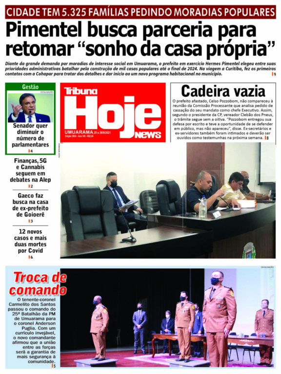 Tribuna Hoje News | Edição 25/09/2021