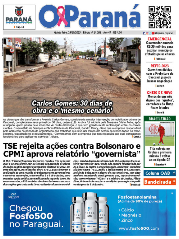 O Paraná | Edição 19/10/2023