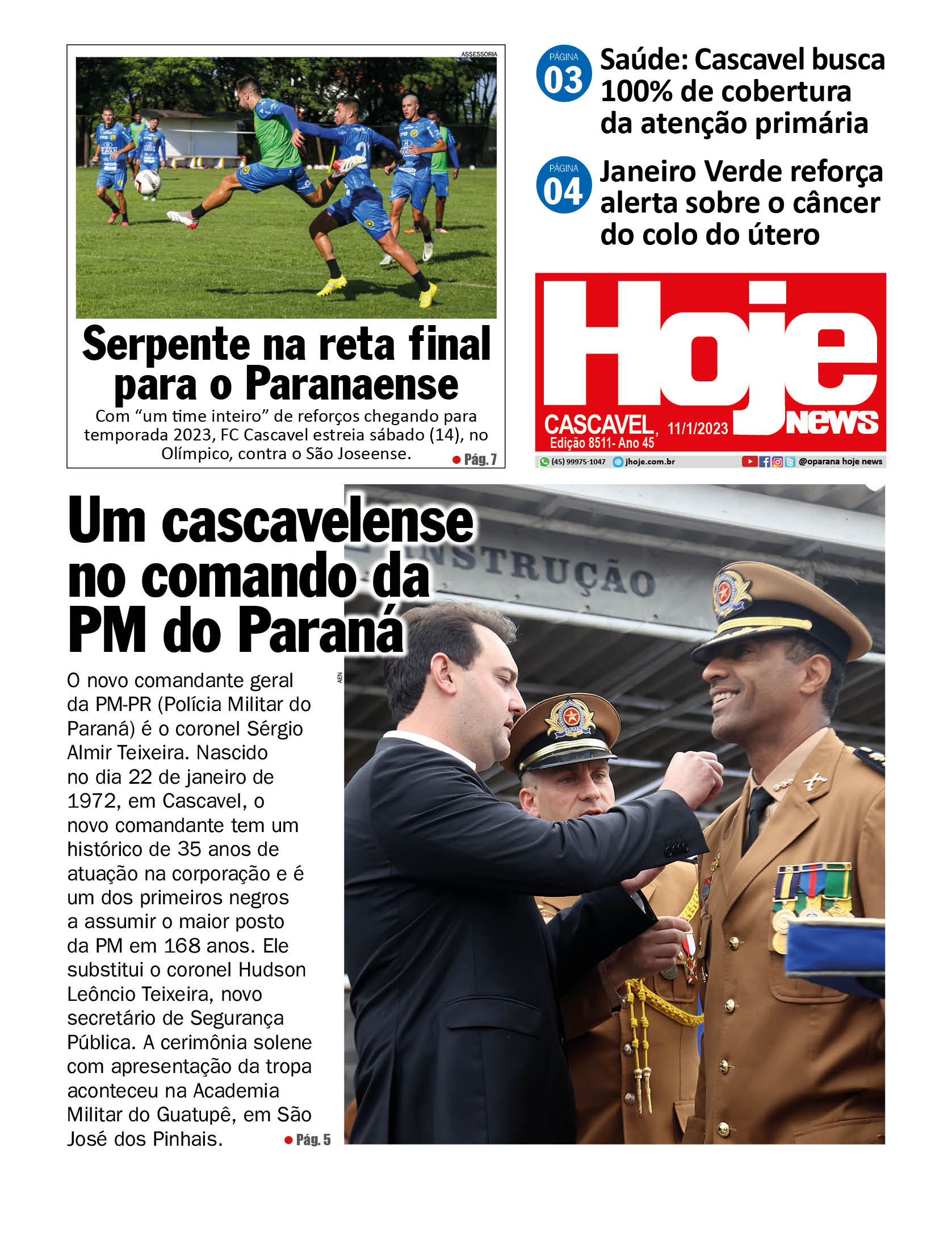 Hoje News | Edição 17/01/2023