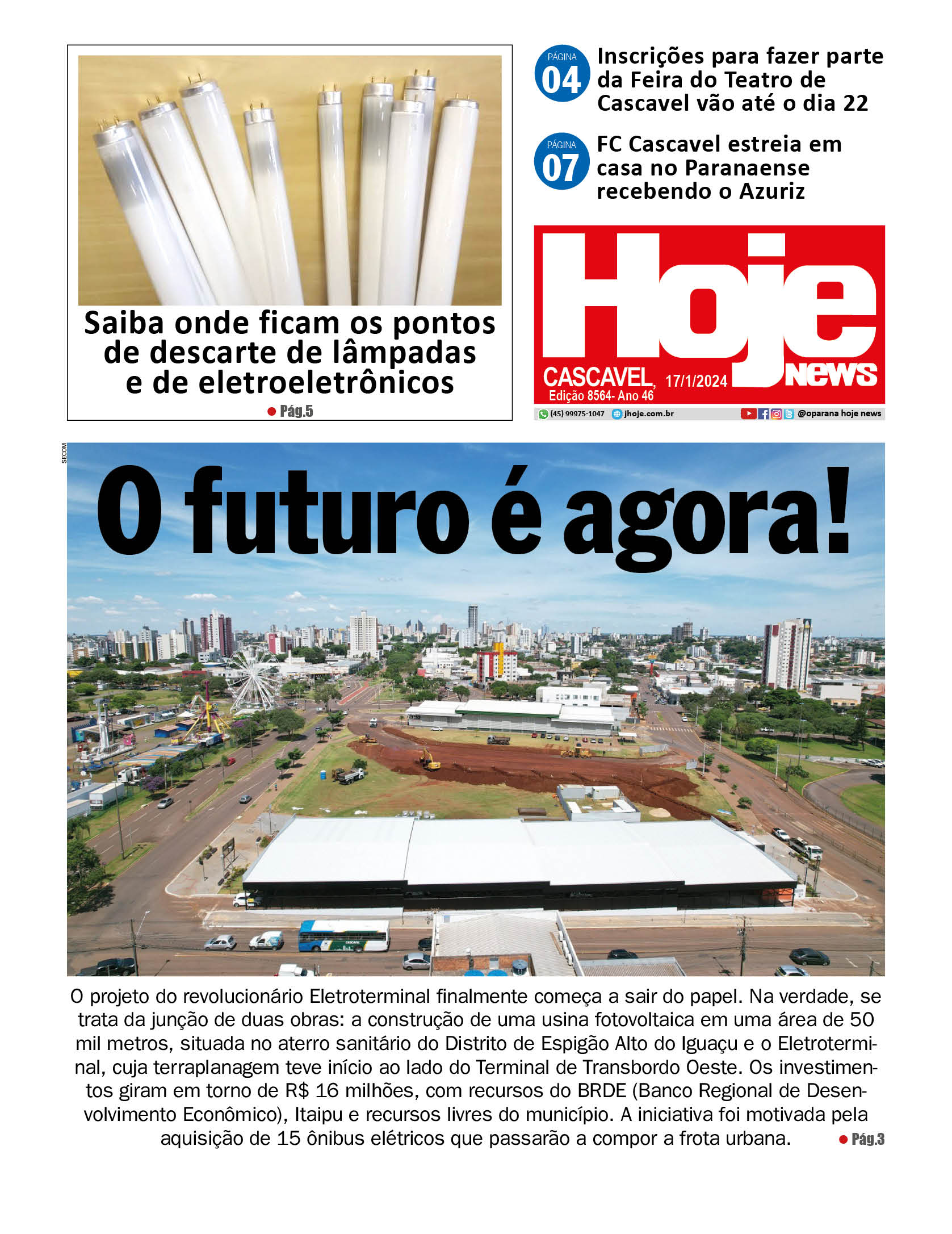 Hoje News | Edição 23/01/2024