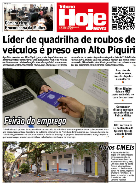 Tribuna Hoje | Edição 29/03/2022