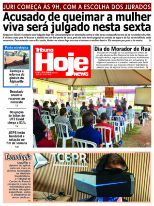 Tribuna Hoje News | Edição 20/08/2021