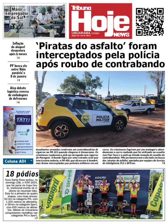 Tribuna Hoje | Edição 31/01/2024