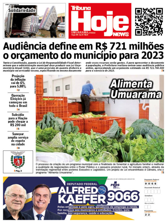 Tribuna Hoje | Edição 27/09/2022