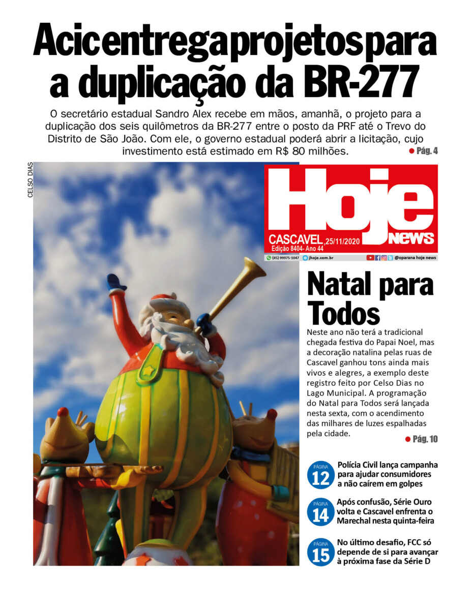 Hoje News | Edição 25/11/2020