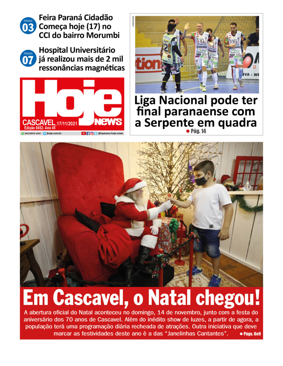 Hoje News | Edição 17/11/2021