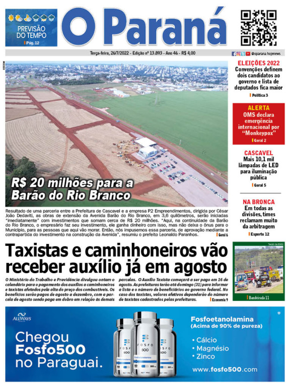 O Paraná | Edição 26/07/2022