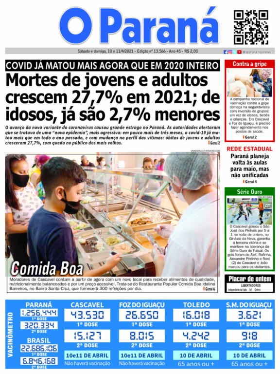 O Paraná | edição 10 e 11 de março de 2021