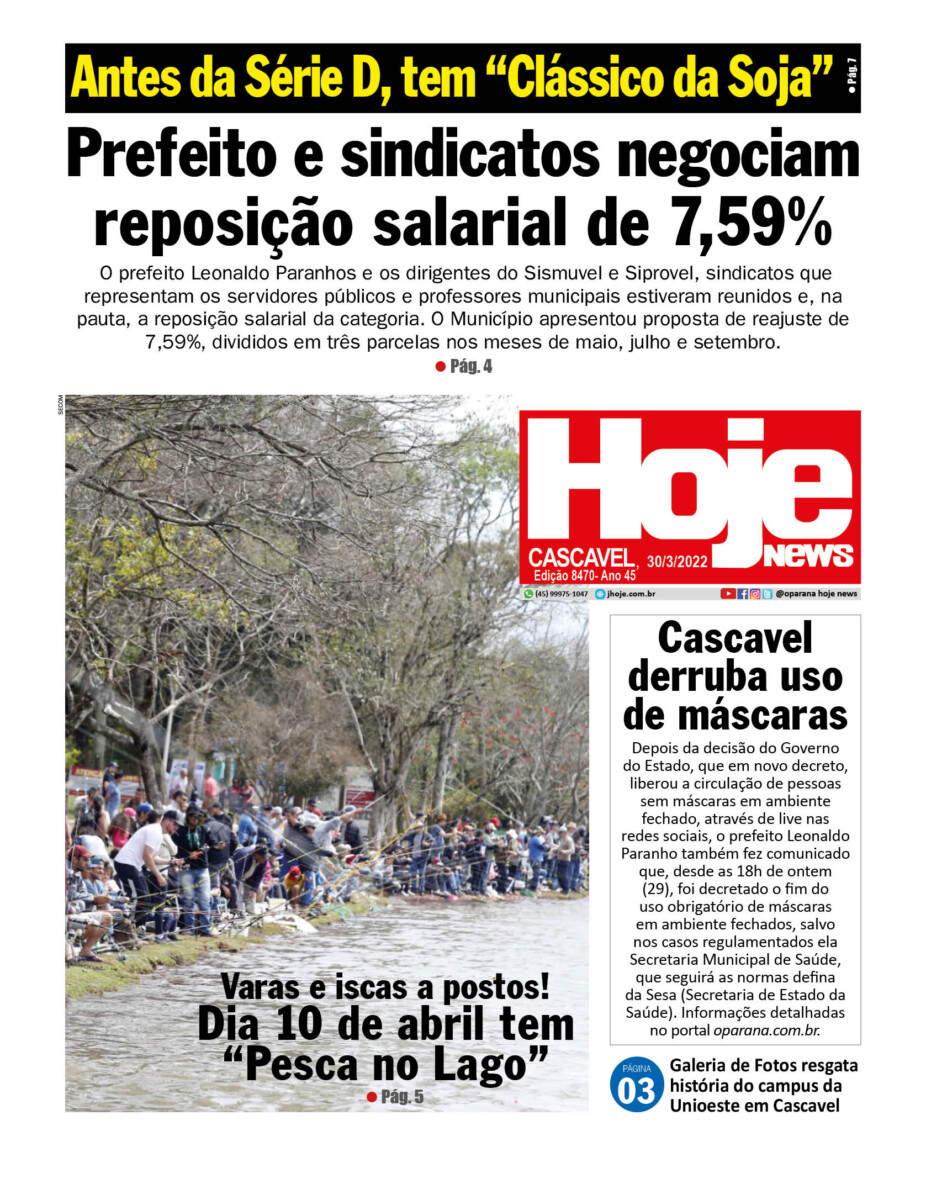 Hoje News | Edição 30/03/2022