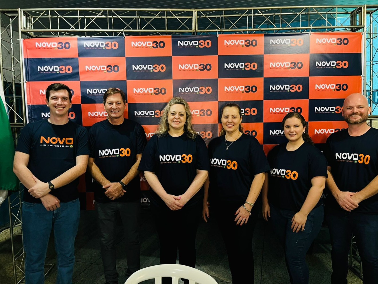 Mecabô participa de recepção a novos filiado do Novo em Cafelândia Mecabô participa de recepção a novos filiado do Novo em Cafelândia