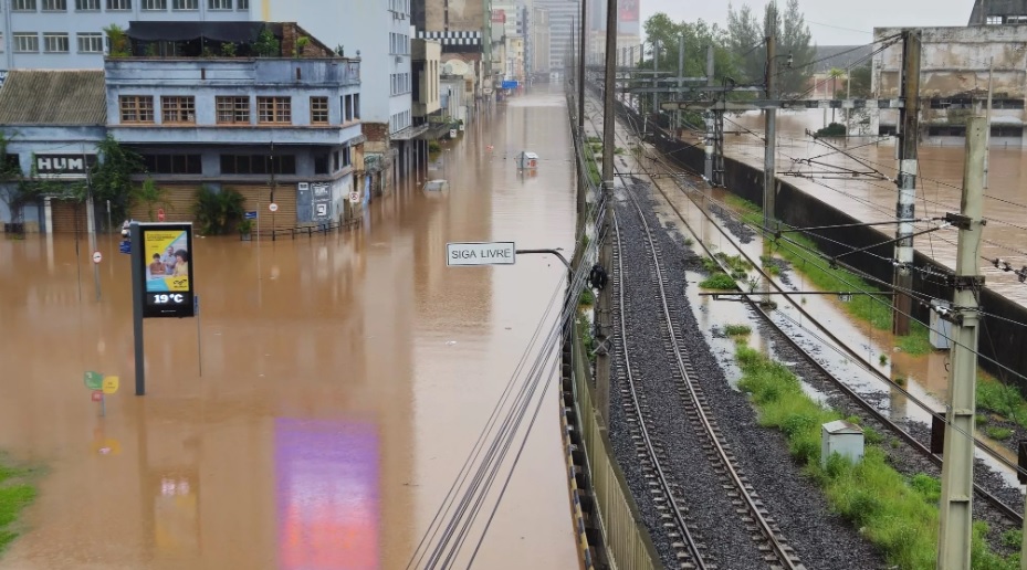 Enchente em Porto Alegre é a maior da história