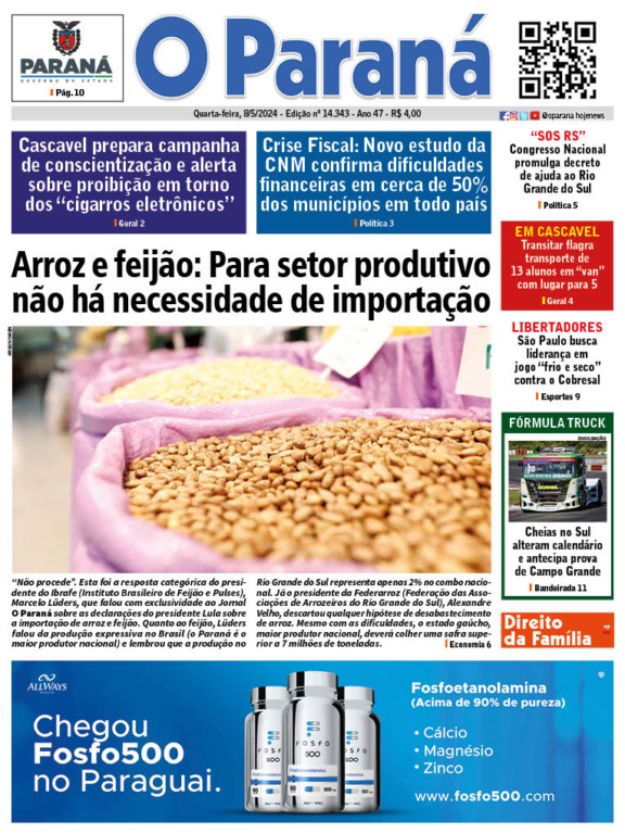 O Paraná | Edição 08/05/2024 O Paraná | Edição 08/05/2024