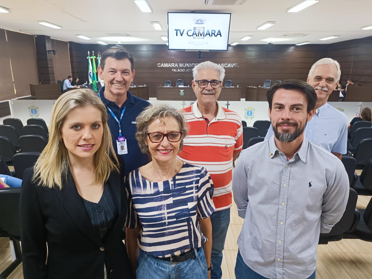 Profissionais e entidades foram chamados para debater a proposta sobre o projeto de lei de inspeção predial, em Cascavel. Foto Comunicação AEAC