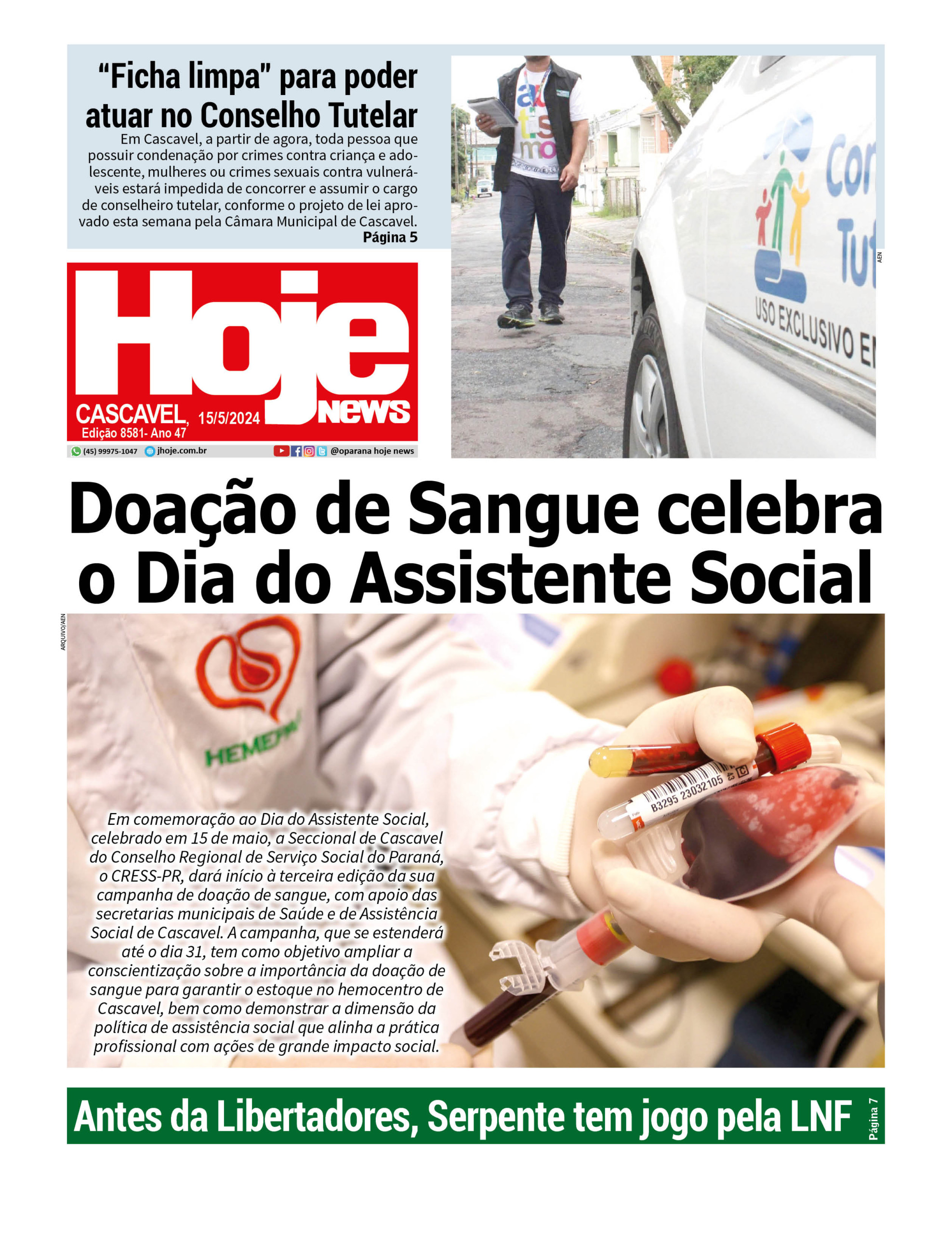 Hoje News | Edição 21/05/2024