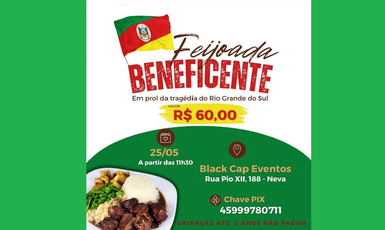 O evento, que promete um dia de gastronomia, música e confraternização, será realizado nodia 25 de maio, a partir das 11h30