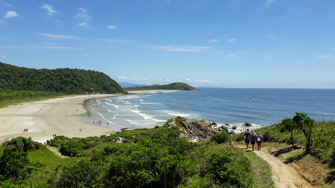 Ilha do Mel, Parana, Brazil. Beachscape of paradise Island