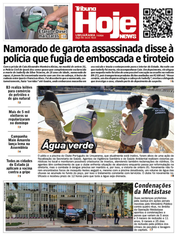Tribuna Hoje | Edição 07/05/2024 Tribuna Hoje | Edição 07/05/2024