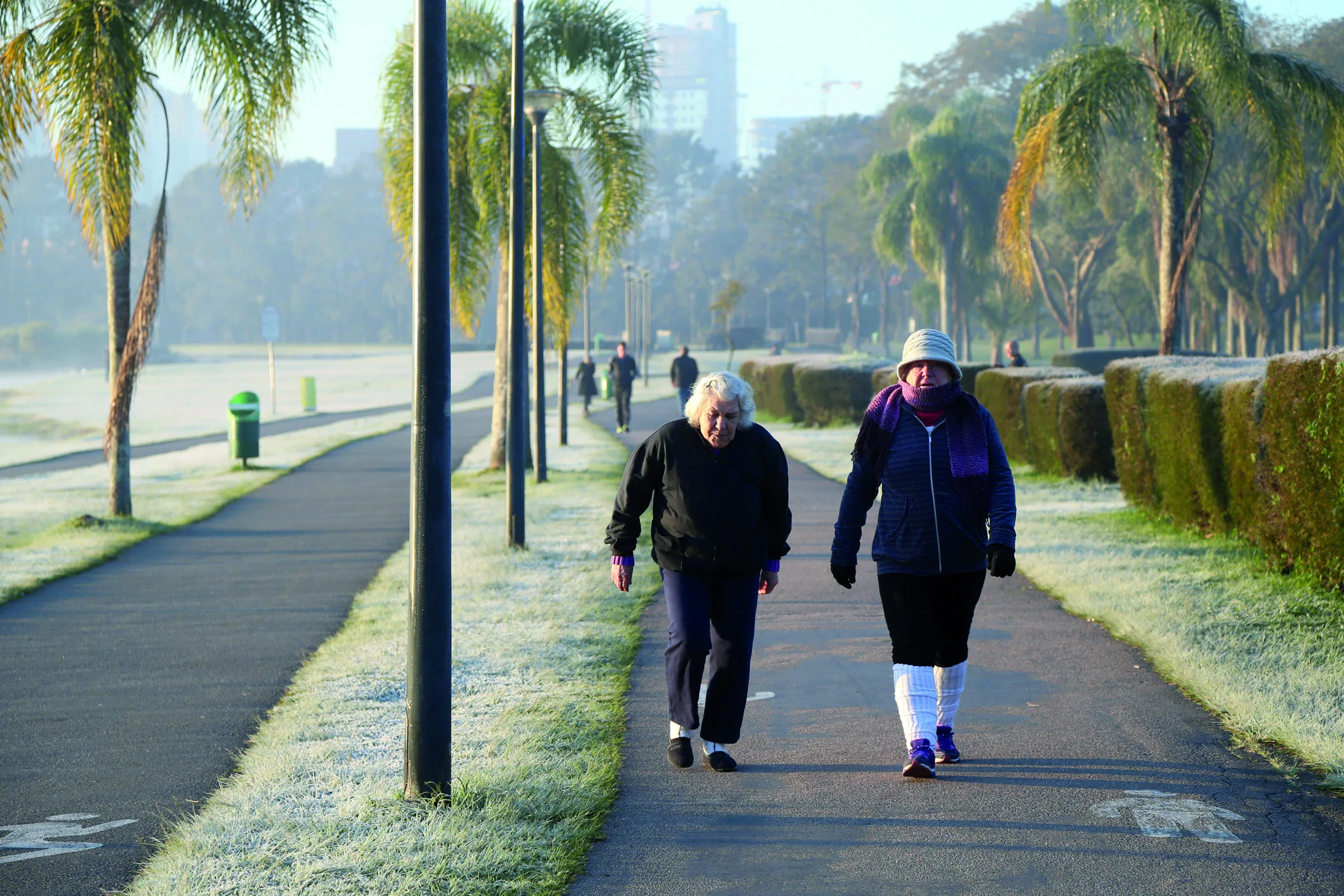 Geada em Curitiba, -2º na manhã de segunda-feira, 13/05/2016. Parque Barigui.
Curitiba 13/06/2016.
Foto: Orlando Kissner/ANPr