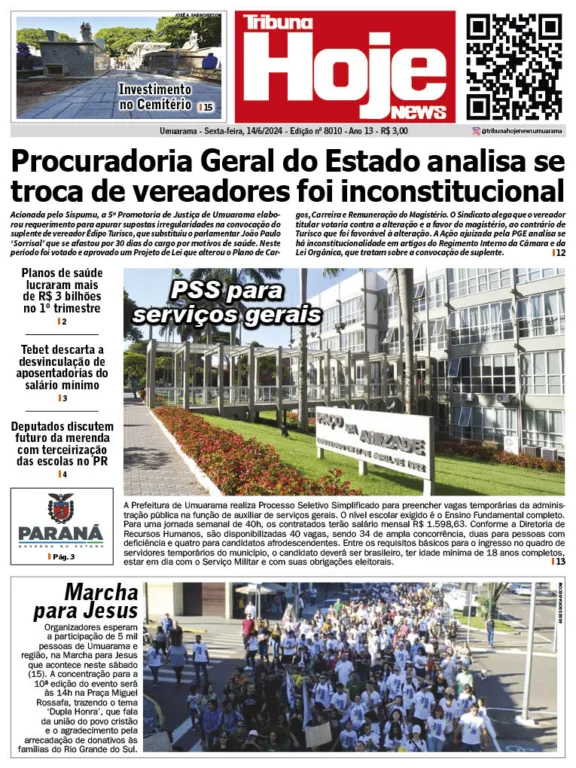 Tribuna Hoje | Edição 15/06/2024
