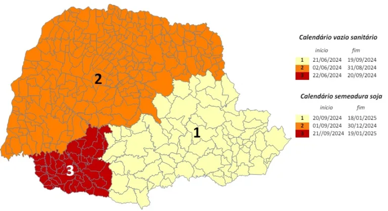 Vazio sanitário da soja inicia neste domingo em algumas regiões Vazio sanitário da soja inicia neste domingo em algumas regiões